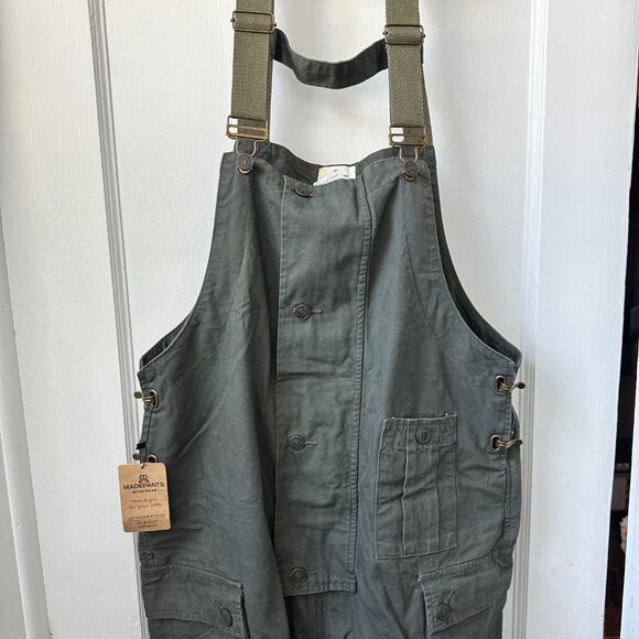 Overalls in dark olive by Madepants - Picture 6 of 7